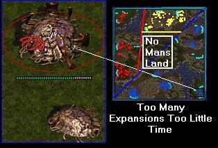 If you can't figure out this pic neither can I, but it mainly says that the whole left of the map is SCV~007's and the other side is Jawa's with Abusing stuck in the middle, with the middle a no mans land.
