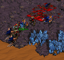 The drones emulate the protoss probes.