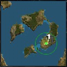 Green spot is starting position.