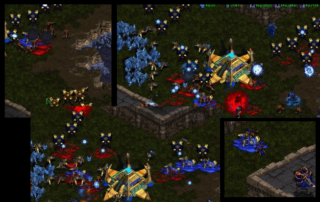 At one point an orange Dark Archon Mind Controlled a Blue Dark Archon and they both ran away.