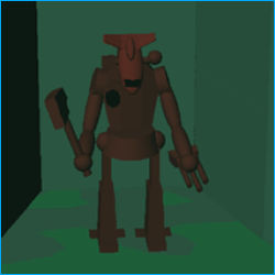 Came out rather nicely, aside from the hands. And the torso. And the head. And the arms. And the legs... Well the hatchet wasn't too bad... Sort of... T_T