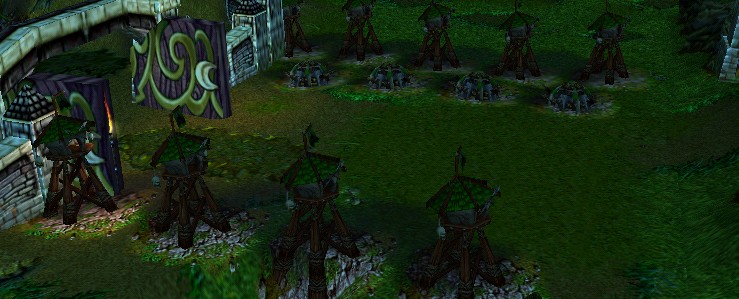 Nine towers and four keeps = 13 buildings. dun dun dun...