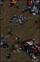 Ink managed to take out a supply depot before retreating.
