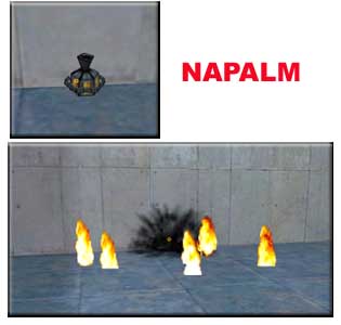 Napalm grens last a long time
and are good for use in high traffic areas.