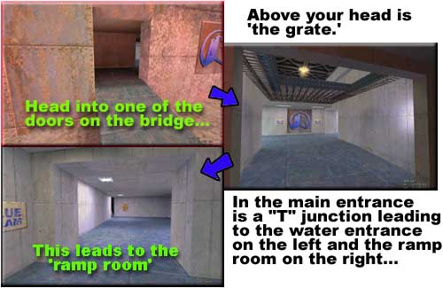 The main entrance is another spot 

that snipers like to hide in when the sniper deck gets too predictable.