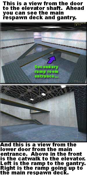 Engineers love to put sentries on 

the gantry or the catwalk.