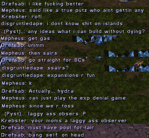 Dref I thought you would go for the dreaded 60 devourers surrounding enemy island thing