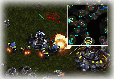 bunker finished by a 5 hp scv