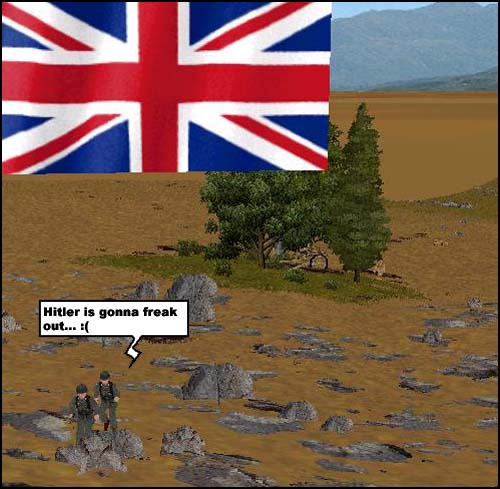 My left flank is overrun.