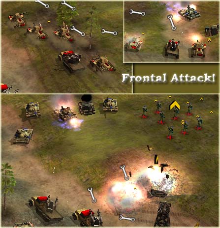 Poo gets to destroy SG's defensive positions with minimal casualties