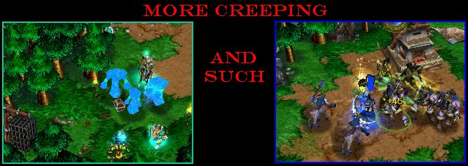 Psychiatrists would prolly say creeps are a healthy vent for the anger we have for our opponents, yet they just make us stronger so we can kick our opponents ass even harder !