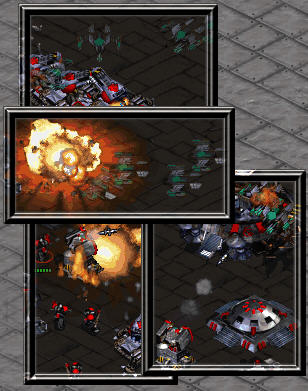 Medics cleverly maneuvers his wraiths to attract turret fire away from his tanks.