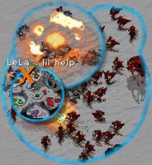 Lela manages to remain cool even while getting her base overrun by 150 hydralisks.