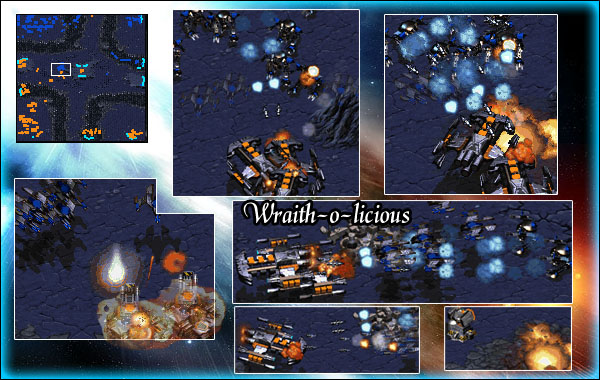 Units that get owned by turrets: Wraiths, Scouts, Corsairs, Devourers, Scourges, Vessels and finally Arbiters!
