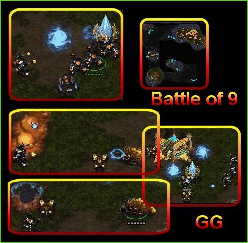The battle of the 9o'clock island.