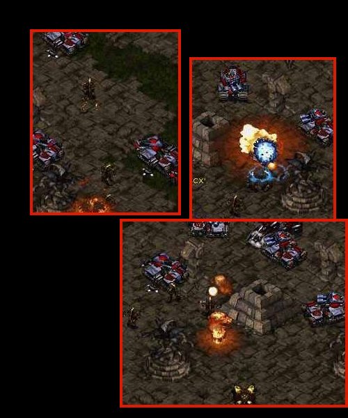 the 2 connected pictures are from the same battle