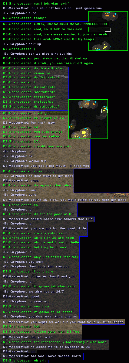 obsing is fun with no vision : (