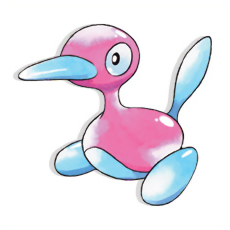 Porygon2, like porygon, but with more pixels