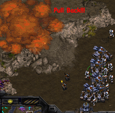 pull back